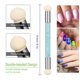 thumbnail image 2 of Nail Art Sponge Brush Double-ended Nail Art Brush Acrylic Nail Gradient Shading Pen Nail Powder Brush Manicure Tool, 2 of 4