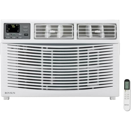 PEXMOR Window Air Conditioner with Heat, 8000 BTU AC Unit with Timer, Remote Control & Installation Kit, Covers up to 350 Sq.Ft, 115V/60Hz