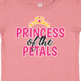 thumbnail image 4 of Inktastic Princess of The Petals with Crown Girls Baby T-Shirt, 4 of 5