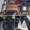 thumbnail image 3 of Ganchos ostentosos para asiento de coche, colgadores universales para reposacabezas del asiento trasero del coche, organizadores con diamantes de imitación, 2 uds., 3 of 7