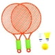 thumbnail image 5 of Raqueta de tenis para niños, raqueta de bádminton con volante, raqueta de bádminton para niños naranja, 5 of 8
