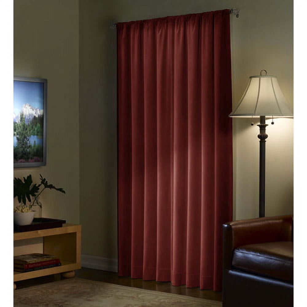 Velvet Blackout Energy Efficient Curtain Panel - image 2 of 4
