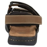 Dockers Men's Newpage Dark Tan Ankle-High Leather Sandal - 9W