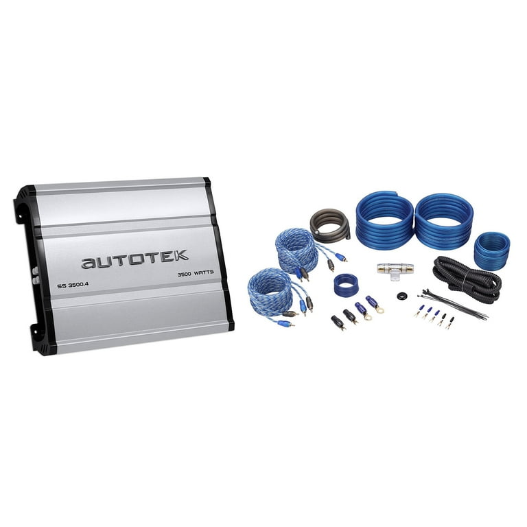 Autotek SS3500.4 Super Sport 3500 Watt 4-Channel Car Amplifier Class  A/B+Amp Kit