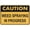 Warning Sign 3, variant on Caution Weed Spraying in Progress Warning Metal Sign 8"x12" - Vintage Wall Decor for Home Farm Bar Coffee Shop Club