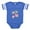 Royal Blue, variant on CafePress - Peppa Pig Family Portraits - Cute Infant Baby Football Bodysuit