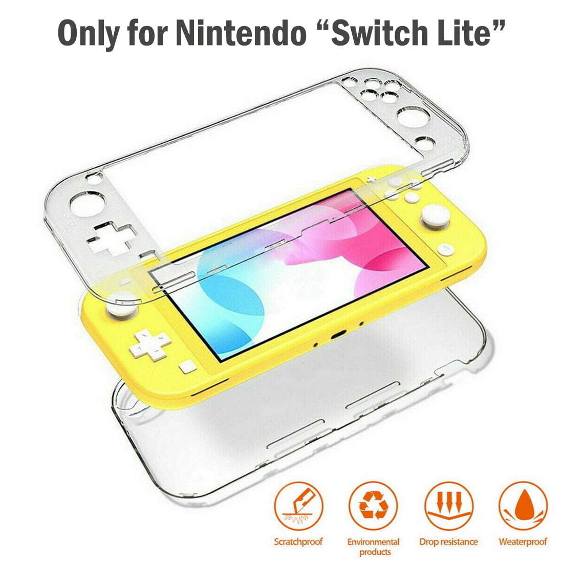 clear switch lite case