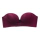 thumbnail image 1 of Gibobby Brasier Mujer Push Up Mujer Color sólido Sin tirantes Ajuste antideslizante Sin Vestido Sujetador(Vino,75AB), 1 of 5