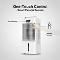 thumbnail image 3 of 10L Portable Evaporative Air Cooler, 2.6 Gallon Swamp Cooler Fan with Remote, 3 Speeds/Modes, Energy Saving 45W Cooling Fan, Includes Ice Packs & Wheels, 3 of 7