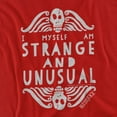 thumbnail image 2 of Beetlejuice Strange and Unusual Unisex Adult T-Shirt, Red, 5X-Large, 2 of 6