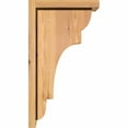 thumbnail image 3 of 7 1/2"W x 10"D x 18"H New Brighton Smooth Corbel w/Backplate, Western Red Cedar, 3 of 9