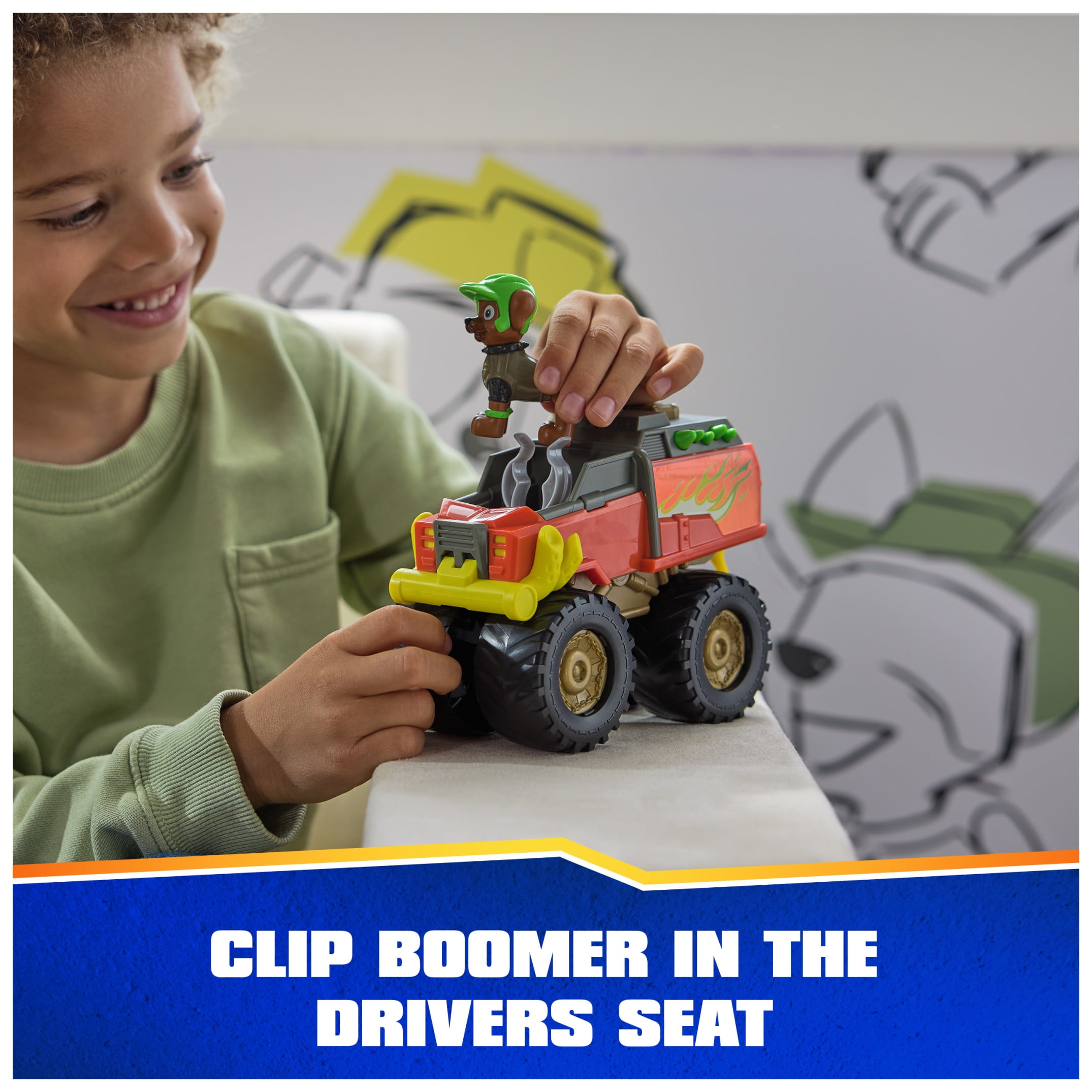 PAW Patrol: Rescue Wheels Boomer’s Truck, with Action Figure