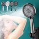 thumbnail image 1 of Cabezal de ducha de mano de alta presión | 5 modos de pulverización ajustables | Filtro de agua dura sin boquillas obstruidas | Material ABS | Para Niños Mayores Familia | Fácil de instalar | Gris, 1 of 9