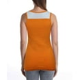 thumbnail image 3 of SUMONA Women Round Neck Accent White Two Tone Casual Basic Ribbed Tank Top, 3 of 3