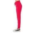 thumbnail image 2 of J. METHOD Women's Active French Terry Joggers Yoga Gym Workout Cotton Solid Sweatpants Lounge Sweat Pants with Pockets NEWP117 Hot Pink M, 2 of 3