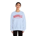 thumbnail image 4 of Nashville Tennessee TN Sweatshirt Gifts Crew Neck Shirt Long Sleeve Unisex, 4 of 7