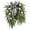 Green, variant on Spring Wreaths for Front Door with Greenery Summer Wreaths for Front Door Outside Spring & Summer Door Wreath with Ribbon Bow Decorative Outdoor Wreath for Front Door