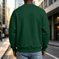 thumbnail image 6 of LYSMORA Men's Crew Neck Pullover Sweatshirt, Long Sleeve with Zipper Sleeve Pockets Loose Casual Athletic Street Tops, 6 of 7