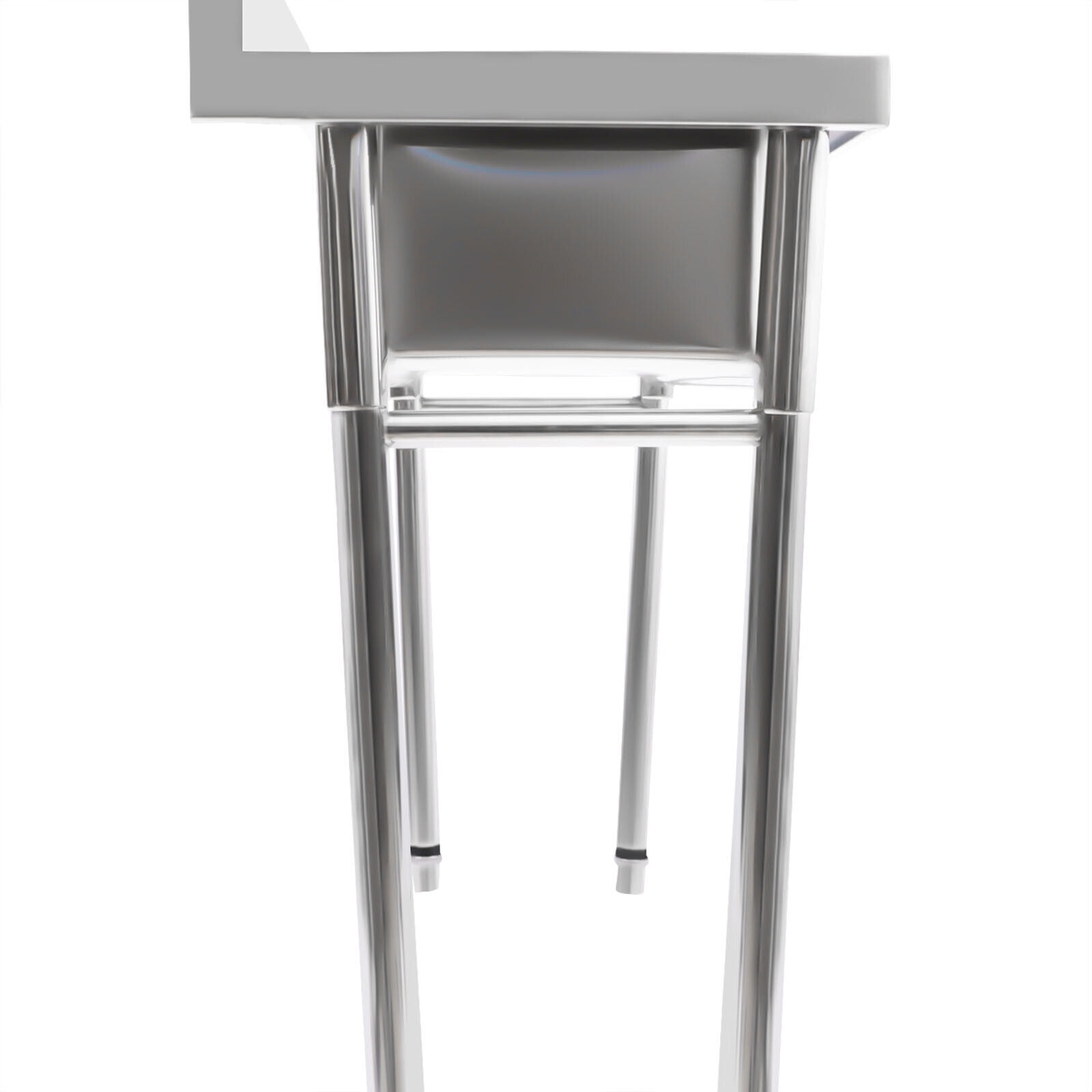 DENEST Three 3 Compartment Basins Stainless Steel Commercial Kitchen Restaurant Sink W/ Drains