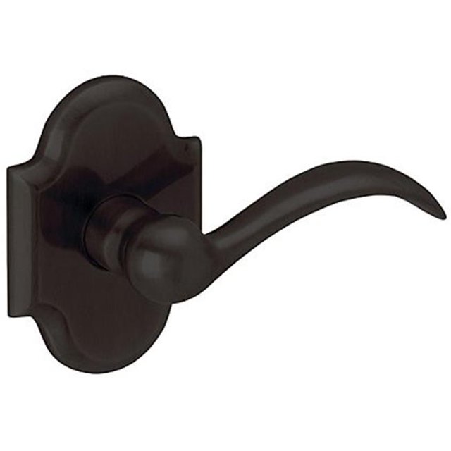Baldwin 5452V102RDM Right Hand Single Dummy Preconfigured 5452V Lever with R030 Rose - Oil Rubbed Bronze