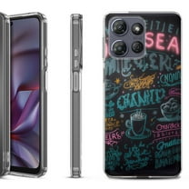 Shockproof Protective Phone Case for Motorola Moto G Play 2026, by OneToughShield - Abstract Menu