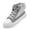 Gray, variant on Toddler Sneakers for Girls Boys High Top Kids Canvas Fashion Sparkle Sequins Bow Shoes Running Walking Casual Shoes