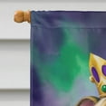 thumbnail image 3 of English Bulldog King of Mardi Gras House Flag 28 in x 40 in, 3 of 7