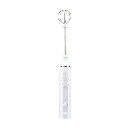 

Beaters WMYBD Electric Portable Stainless Steel Foamer Milk Foamer Mixer Double Eggs Whisk