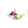 thumbnail image 1 of Hamac Filet de Rangement pour Jouets en Peluche, Filet de Rangement pour Jouets Câlins, Sac de Rangement pour Jouets Tissé à la Main en Corde de Coton 01 CHAM, 1 of 5