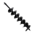 thumbnail image 3 of BISupply Auger Drill Bit - 6 x 30 Inch Steel Earth Digging Tool Drill Attachment, 3 of 7