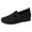 Black, variant on Mostsola Walking Shoes Women Slip on Flats Knitted Mesh Loafers Dressy Shoes Lightweight Sneakers