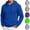Royal Blue, variant on HAJWOH Mens Hoodie Pullover Pocket Winter Warm Adjustable Drawstring Hood, Kangaroo Pocket,Machine Wash