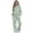 Dandelion Flower, variant on Xoenoiee Blue Rose Flower Print Women's Summer 2 Piece Loungewear Set Long Sleeve Top and Wide Leg Sweatpants Tracksuit Casual Outfits, XS