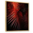 thumbnail image 2 of Designart "Monochromatic Photo Of Red Palm Trees I" Palms & Palm Trees Floater Framed Wall Art Prints, 2 of 5