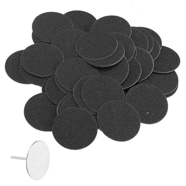 Callus Remover Sandpaper Discs, 50pcs Replacement Pedicure Tool for Electric Foot Grinders, Washable Design, Compatible with Most Brands,