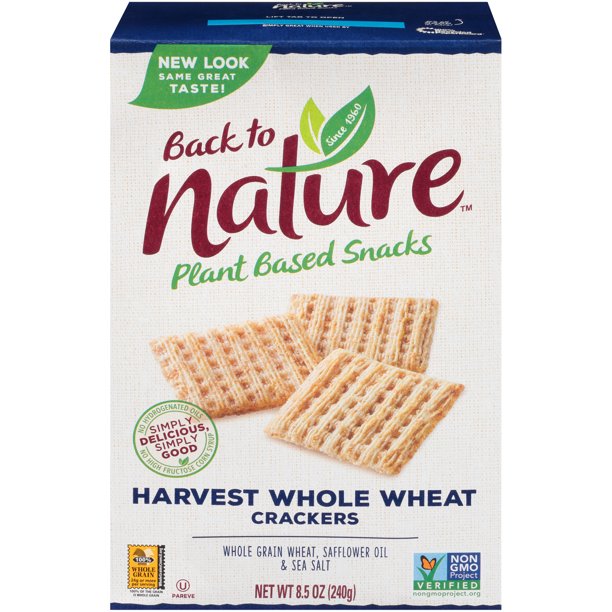 Back To Nature Whole Wheat Crackers