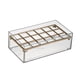 thumbnail image 5 of Caja de lápiz labial de 18 rejillas, organizador de cosméticos de maquillaje, caja de almacenamiento transparente de gran capacidad de escritorio, 5 of 7