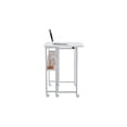 thumbnail image 6 of Lisonu 31.5" Folding Desk for Small Spaces, White Compact Computer Desk with Foldable Design for Home Office, Bedroom, Study, 6 of 8