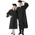 thumbnail image 2 of Toga y birrete de graduación para adultos, talla XL, color negro, unisex, 2023, 2 of 5