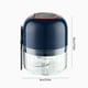 thumbnail image 3 of Apmemiss Rechargeable Portable and Cordless Mini Food Processor 300ML with Stainless Steel Blade, Electric Garlic Chopper Vegetable Chopper Blender for Nuts Chili Onion Minced Meat and Spices BPA-Free, 3 of 8
