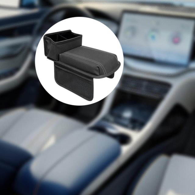 Cubierta de la consola de automóvil Cubierta protector de reproducción de autos de autos para el sedán SUV de automóviles Negro