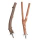 thumbnail image 1 of 2Pcs Bird Perch Parakeet Toys Parrot Stand Natural Wood Perch Bird Cage Random Style, 1 of 4