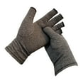 thumbnail image 2 of Adjustable and breathable 'fingerless, finger support, glove' compression gloves L, 2 of 8