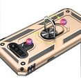 thumbnail image 6 of GSA Slim Shockproof Hybrid Case w/Ring Stand for LG K51 - Gold/Black, 6 of 6