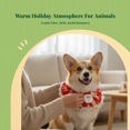 thumbnail image 4 of Abbraccia Felpa navideña suave para perro, ajustable, fiestas, 4 of 6