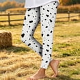 thumbnail image 2 of SROBPTY Kids Girls Pants Print Leggings Bright for Fall Winter, 2 of 4
