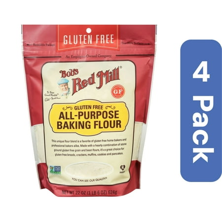 Bob s Red Mill All-Purpose Baking Flour 22 oz (Pack Of 4)