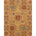 thumbnail image 1 of Ahgly Company Indoor Rectangle Abstract Yellow Abstract Area Rugs, 5' x 7', 1 of 6