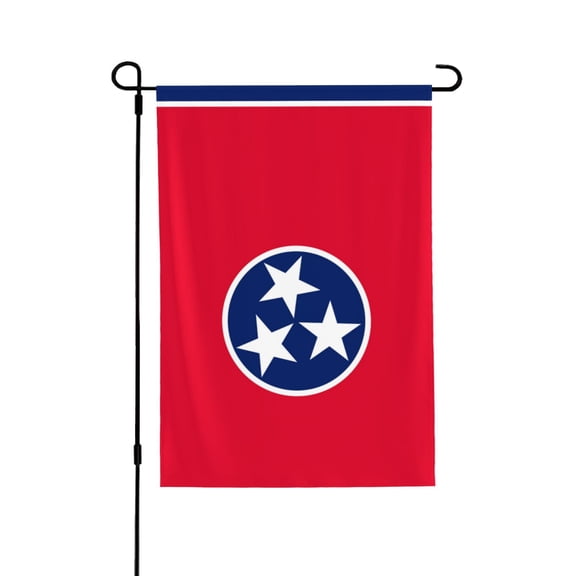 Flag Of Tennessee House Flag Double Side Garden Flag For Outside Room House Yard Indoor 28" X 40"