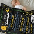 thumbnail image 2 of Grandson Gifts from Grandma Blanket, Grandson Blanket from Grandma/Grandpa Soft&Cozy, Gifts for Grandsons Birthday Ideas (50"x60"), 2 of 5